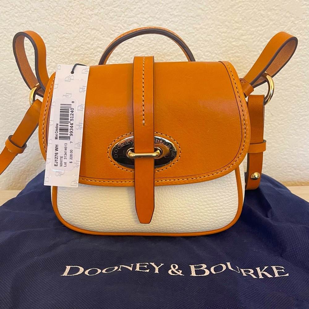 Dooney and Bourke Mini Cristina leather crossbody bag